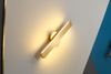 Linear wall sconces for hallways and living rooms