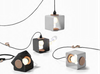 Simple and futuristic, square chandelier suitable for multiple scenes