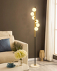 Spherical floor lamp can be used in living room and study room.