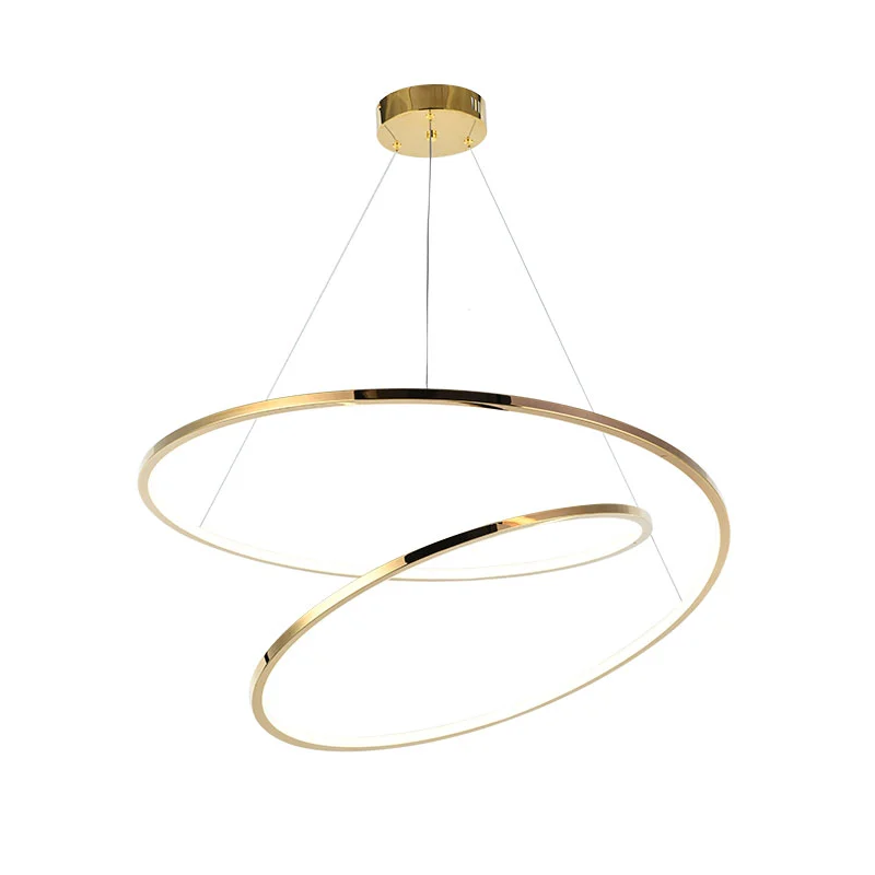 Simple and modern style classic Mobius linear ceiling chandelier