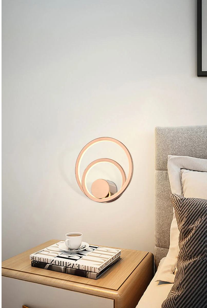 Simple and versatile desk lamp wall lamp with double-layer design