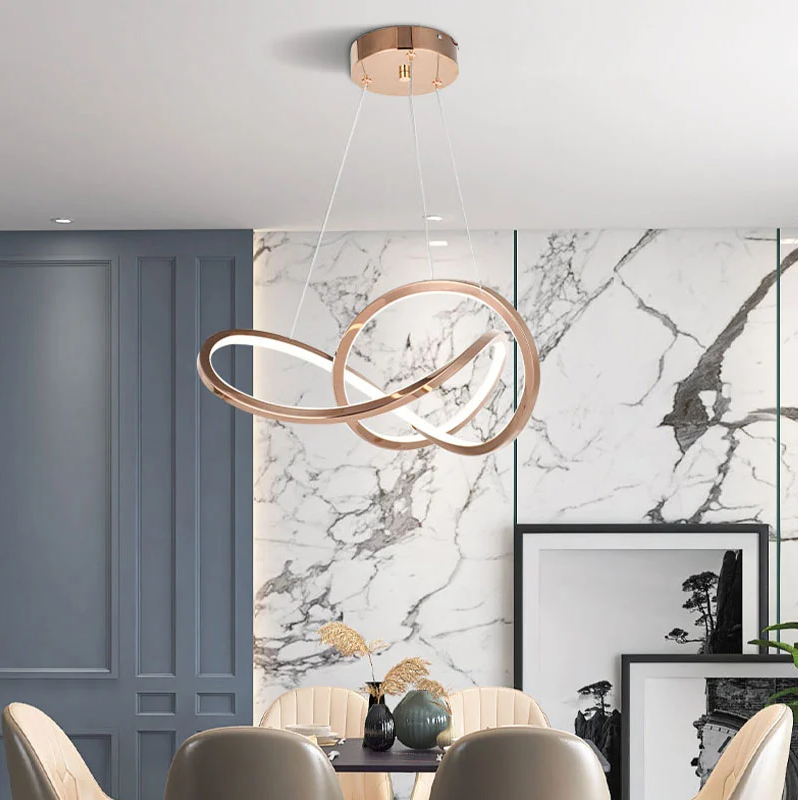 Classic modern style simple Mobius ceiling chandelier